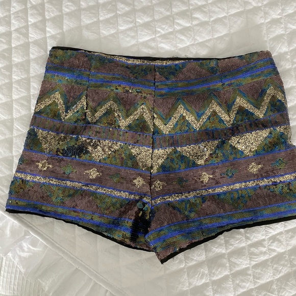 Forever 21 glitter shorts - Picture 2 of 4